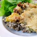 Mónika Gyurászné Cooksnap-ja, amikor elkészítette a(z) Darált húsos - tepsis krumpli receptet.