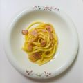 Kaoru Yasui's cooksnap of when they made Bucatini Carbonara.