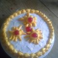 El cooksnap de Arelis Delgado cuando hizo Bizcocho de piña.