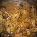 El cooksnap de Fina Gil Pagan cuando hizo Muslos de pollo en salsa.