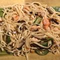 盧書音 的 [萬用鍋]鮭魚蝦仁義大利麵 cooksnap