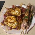 El cooksnap de Eduardo Agudo Alba cuando hizo Huevos fritos con patatas, ajos enteros y pimientos de padrón.