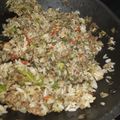 El cooksnap de yani Beliz cuando hizo Arroz seco versión verde.