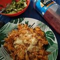 El cooksnap de Yareth Montana cuando hizo Espirales con salsa boloñesa al sartén 🍝.