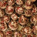 El cooksnap de Merche cuando hizo Champiñones 🍄 rellenos de verduras 🍅.
