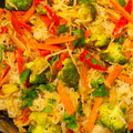 El cooksnap de Dos Rombos en la Cocina cuando hizo Pad Thai sin gluten con verduras y salsa de soja con cacahuete🥜.
