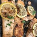 El cooksnap de rocio cuando hizo Salmón con cilantro y limón.