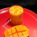 Sumedha Joshi's cooksnap of when they made मॅंगो मिल्कशेक (mango milkshake recipe in marathi).