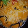 Cooksnap dari Rini.Wijaya26 untuk resep 🍲 Sosis Mentai Rice with Mozarella Cheese 🍲