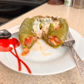 El cooksnap de Sasha Torres Silva cuando hizo Pimientos rellenos vegetarianos en air fryer.