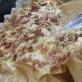 El cooksnap de Chechu Liesegang cuando hizo Tarta de pollo y queso crema ☺️.