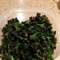 Alan 's cooksnap of when they made Kale Chips.