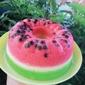 Cooksnap dari yusi aryanti (MomNaz) untuk resep Bolu kukus loyang besar semangka dgn biji kismis