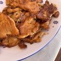 El cooksnap de Marieta cuando hizo Pincho de Boquerones fritos con Pimiento verde asado.