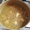 El cooksnap de Guerrera de la Fe cuando hizo Menestra de lentejas.