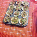 El cooksnap de Javiita cuando hizo Canastitos de tortilla con guacamole.