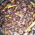 Cooksnap Anja Tyea87 semasa beliau membuat Daging Masak Hitam Berempah.