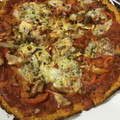 El cooksnap de Verónica cuando hizo Pizza con masa de zanahorias sin harina.