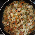 El cooksnap de Cocina Seignalet cuando hizo Couscous con verduras, pollo y 1000 especies.