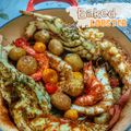 Cooksnap Zleq Kha semasa beliau membuat Baked lobster.