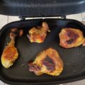 Cooksnap Sazira Kisong semasa beliau membuat Ayam Bakar Kunyit.