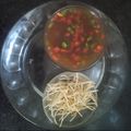 Bina Talati's cooksnap of when they made મનચાઉ સૂપ (Munchow Soup Recipe In Gujarati).