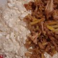Cooksnap Aśka z czasów, kiedy przygotował Ryż z serkiem wiejskim i jabłkiem.