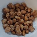El cooksnap de Maca Di Giunta cuando hizo Garrapiñadas de maní.