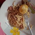 El cooksnap de Jennifer Katherine Cervantes Cabrera cuando hizo Tallarines a lo Alfredo.