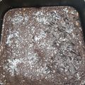 El cooksnap de Saray cuando hizo Brownie con cacao amargo.