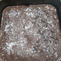 El cooksnap de Saray cuando hizo Brownie con cacao amargo.