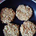 El cooksnap de Sole Luna cuando hizo Hamburguesa de lentejas.