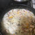 El cooksnap de normakiml cuando hizo Pollo en salsa de champiñones y tocino😘💖.