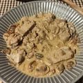 El cooksnap de marta valles cuando hizo Escalope de ternera con salsa de champiñones.