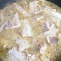 El cooksnap de Raspa cuando hizo Abadejo en salsa de ajetes y cebolla.