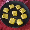 Jharna Shaoo's cooksnap of when they made বেসনেের বরফি (besan barfi recipe in Bengali).