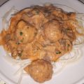 Balogh Tüncike Cooksnap-ja, amikor elkészítette a(z) Bakonyi húsgombóc, spagettivel receptet.