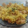 El cooksnap de ivon barrios cuando hizo Risotto de arroz con salchichas.
