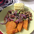 El cooksnap de luis azcona cuando hizo Ceviche Peruano de atún.