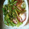 El cooksnap de Magalis Frias cuando hizo Ensalada capresse con espárragos.