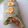 El cooksnap de Belu JaraE cuando hizo Fajitas de acelga rellenas y salsa de zanahoria.