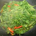 Cooksnap dari Ummu Karim untuk resep Kangkung tumis terasi