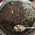 El cooksnap de Marta cuando hizo Arroz negro con sepia.