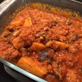 Cooksnap από Nikol_choko στη συνταγή Μελιτζάνες και λουκάνικα γιαχνί