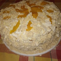 El cooksnap de Natalia Lescano cuando hizo Torta Chajá.