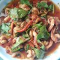 รูป Cooksnap ของ กนกกร อินทร์เมือง เมื่อเขาทำ กุ้งผัดพริกเผา