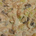 El cooksnap de Sonia JC cuando hizo Pechuga de pollo con nata y champiñones.