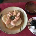 Dy Noguchi's cooksnap of when they made Chicken and Daikon Nimono.