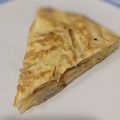 El cooksnap de Daiana Guibaudo cuando hizo Tortilla de papas y cebolla.