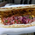 El cooksnap de cocina cuando hizo Cochinita pibil.